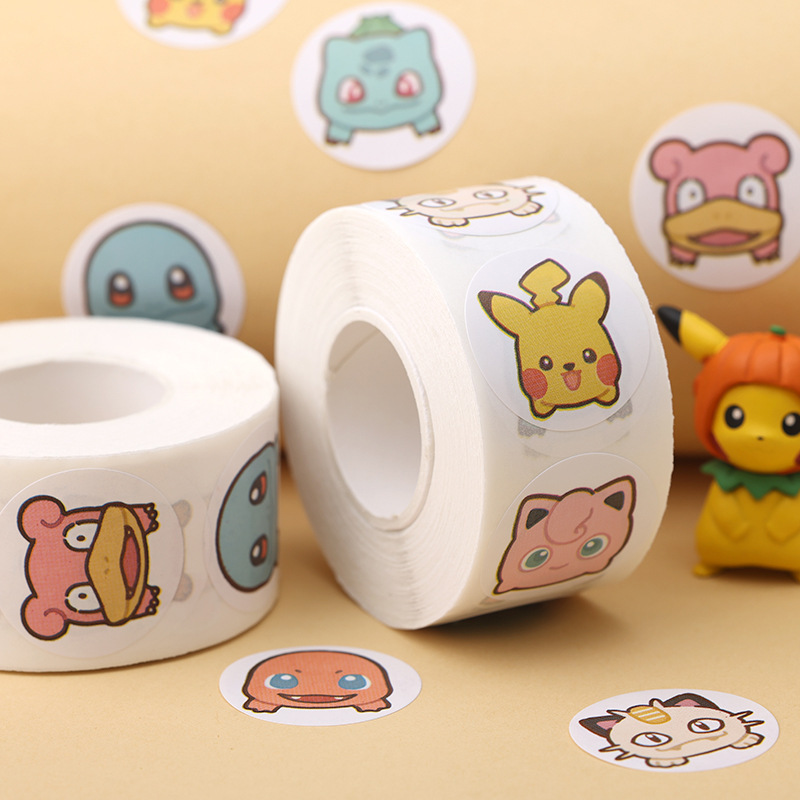 500pcs Roll Cartoon Pokemon St - Laptop Accessories Kids review and price