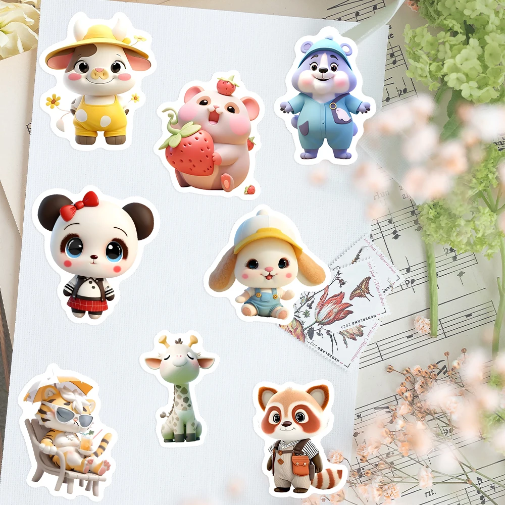 Kawaii Cute 3D Animal Doll Sti - Laptop Accessories Kids review and price