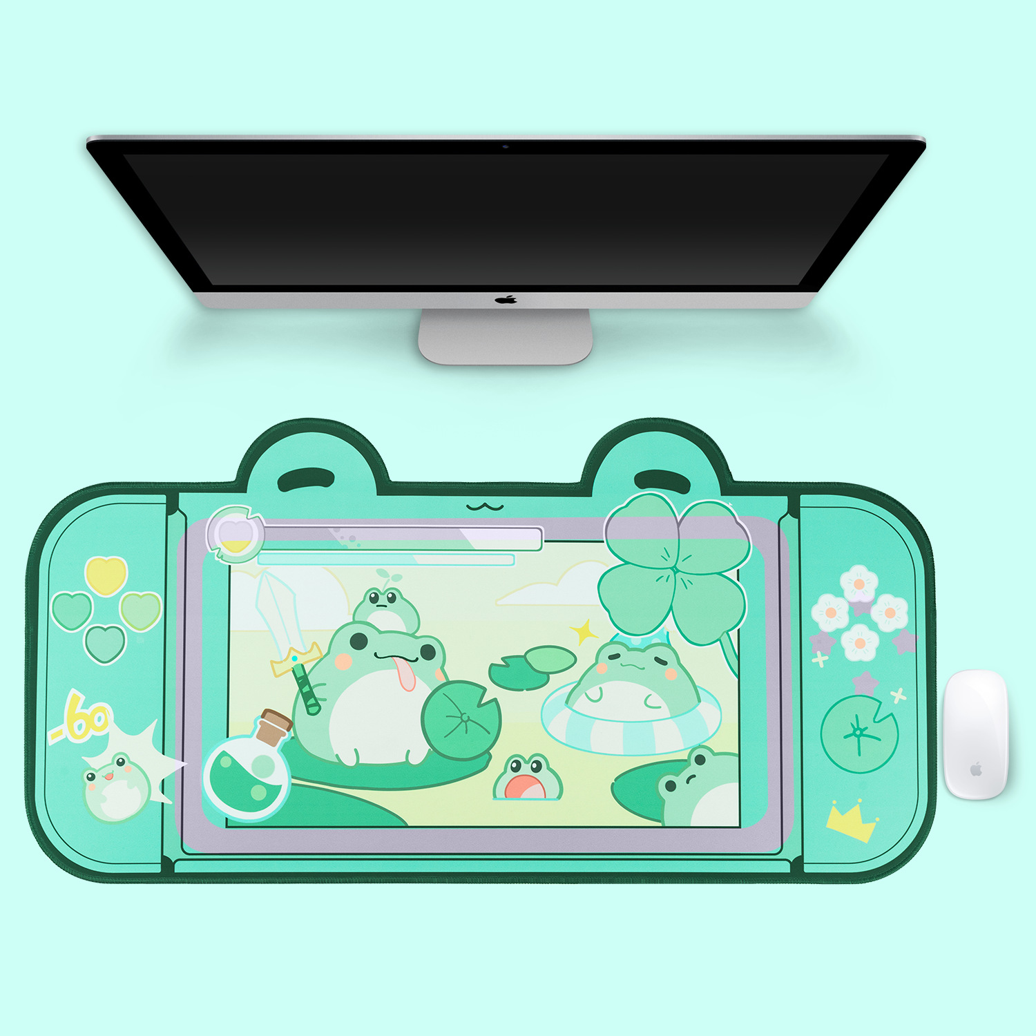 Extra Large Kawaii Gaming Mous - Laptop Accessories Pink review and price