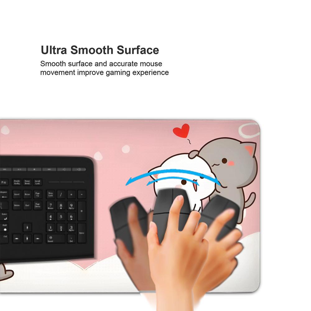 XXL Kawaii Gaming Mouse Pad 90 - Laptop Accessories Pink review and price