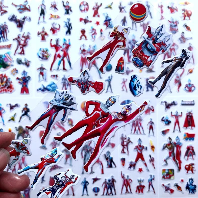 10pcs Cartoon Ultraman 3D Bubb - Laptop Accessories Kids review and price